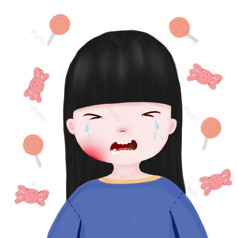 小女孩图片,元素,PNG,免抠素材